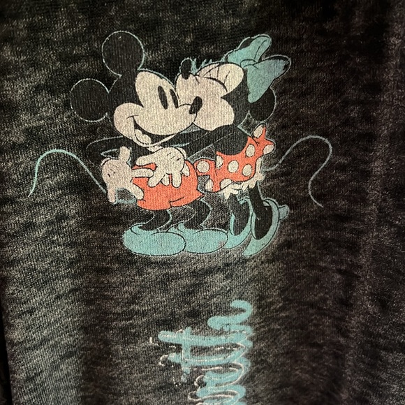 Disney sweatpants/joggers pants washed black lightweight knit size medium - Picture 4 of 16